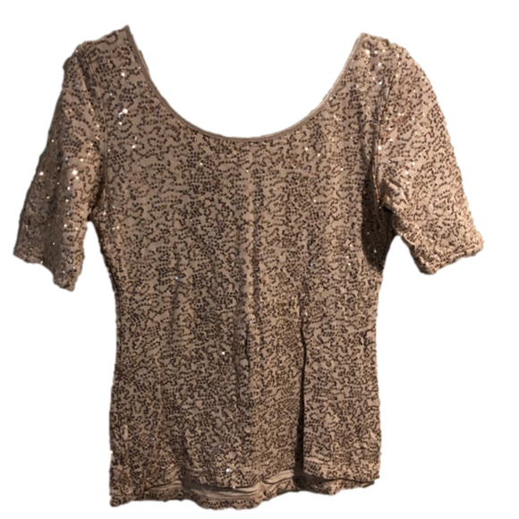 Banana Republic xs rose gold color top - Picture 2 of 3